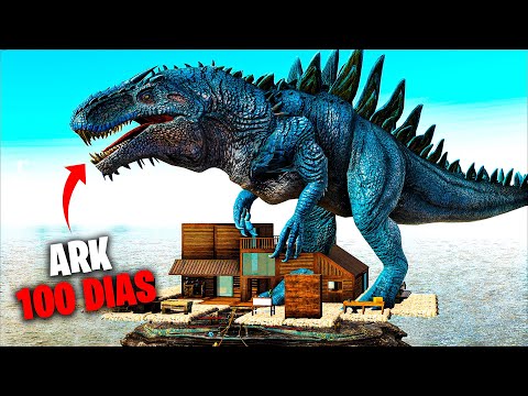 ¡SOBREVIVO 100 DÍAS en ARK Survival Evolved sobre un MEGACHELÓN! #4