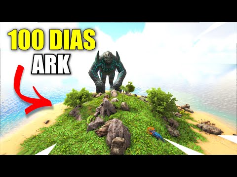 ¡SOBREVIVO 100 DIAS en una ISLA DESIERTA en ARK Survival Evolved en HARDCORE! #4