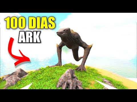 ¡SOBREVIVO 100 DIAS en una ISLA DESIERTA en ARK Survival Evolved en HARDCORE! #5