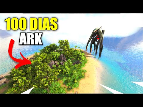 ¡SOBREVIVO 100 DIAS en una ISLA DESIERTA en ARK Survival Evolved en HARDCORE! #8