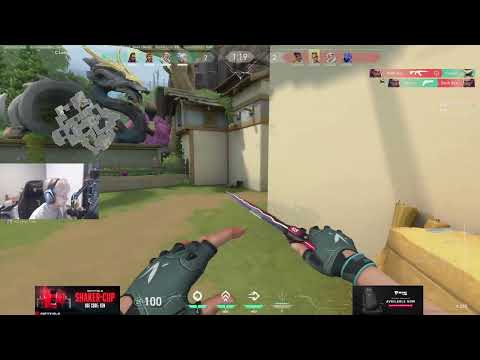 TenZ playing Aimlabs in Valorant