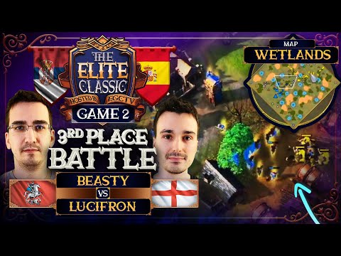 The Elite Classic: Beasty vs LucifroN G2, Bronze match Bo3 | Age Of Empires 4