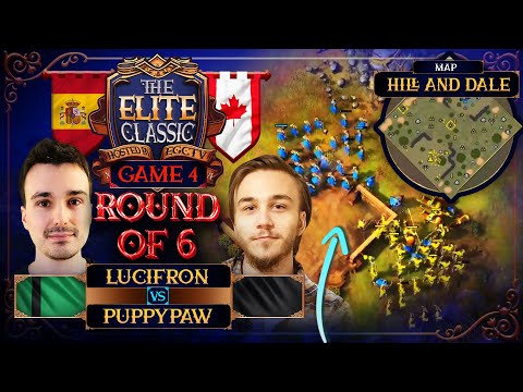 The Elite Classic: LucifroN vs Puppypaw G4, Ro6 Bo5 | Age Of Empires 4