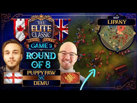 The Elite Classic: Puppypaw vs DeMu G3, Ro8 Bo5 | Age Of Empires 4