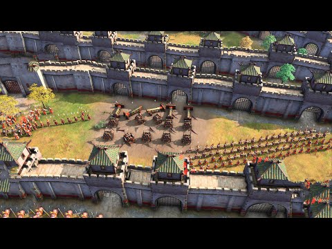 THE GREAT WALL – Age of Empires 4 Gameplay