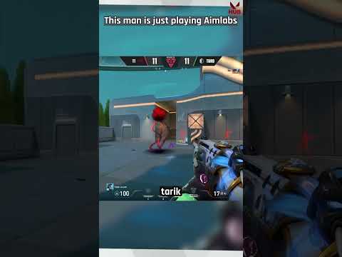 This man is just playing Aimlabs 😂 #VALORANT