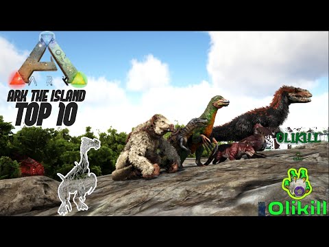Top 10 najlepszych dinozaurów w Ark: The Island [Ark survival evolved]