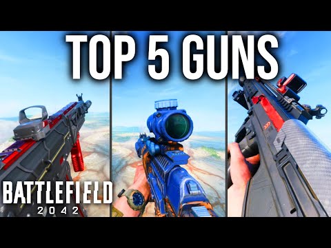 Top 5 BEST WEAPONS in Battlefield 2042! (+ Best Attachments)