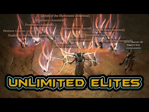 UNLIMITED ELITE SPAWN GLITCH on DIABLO 4 -Insane way to kill elites without having to look for THEM!