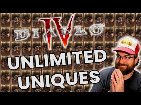 UNLIMITED UNIQUES! I Found A Way To Get UNLIMITED Uniques In Diablo 4!