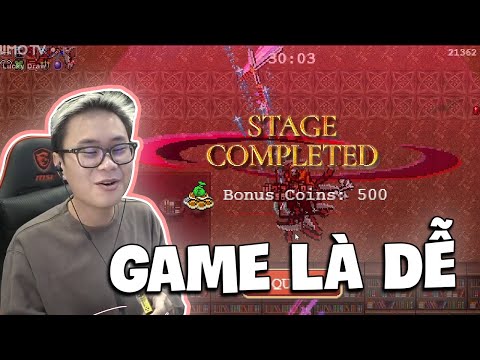 ( Vampire Survivors ) Phá đảo game chỉ với 2 lần duy nhất