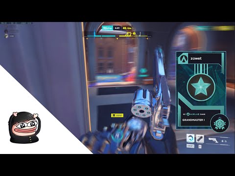 what grandmaster1 on Aimlabs look like in Overwatch 2