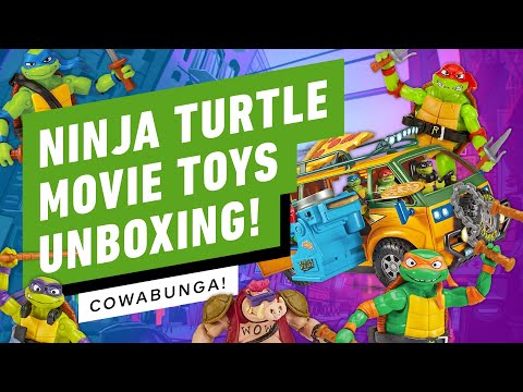 Unboxing the New TMNT: Mutant Mayhem Movie Toys!