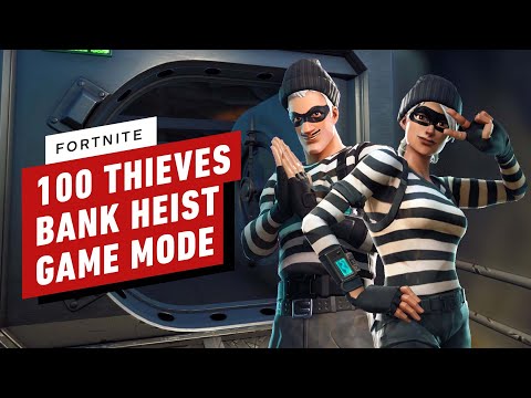 Fortnite x 100 Thieves Creative 2.0 – Bank Heist Game Mode Gameplay