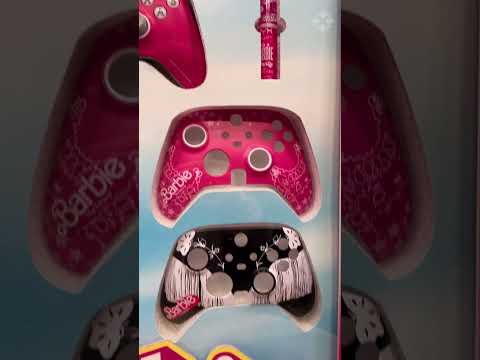 The Barbie Xbox controllers 👀 #barbie #barbenheimer #xbox #gaming #shorts