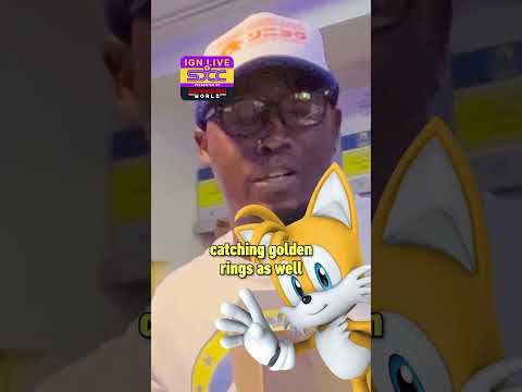 What kind of food is at a Sonic the Hedgehog cafe? #sdcc #sonic #gaming #sega #food #shorts