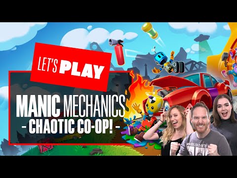 Let’s Play Manic Mechanics Nintendo Switch – CHAOTIC CO-OP! (SPONSORED VIDEO)