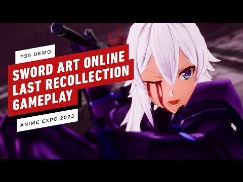 Sword Art Online Last Recollection PS5 Demo Gameplay – Anime Expo 2023