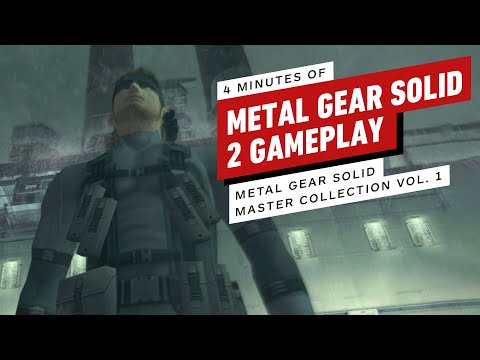 4 Minutes of Metal Gear Solid 2 Gameplay – Metal Gear Solid Master Collection Vol. 1