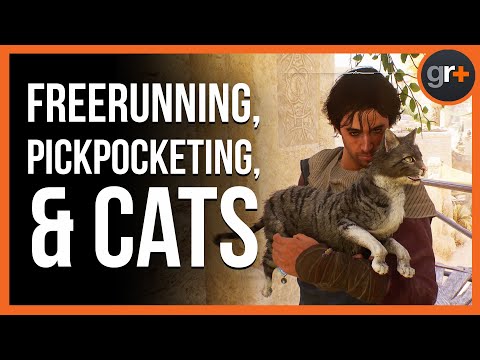 Assassin’s Creed Mirage Freerunning & Pickpocketing & CATS