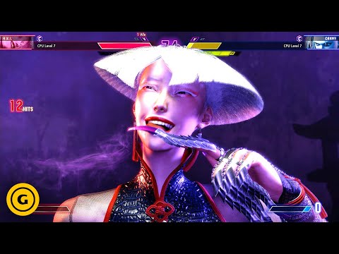 Street Fighter 6 – 7 Minutes of A.K.I. Gameplay (High-Level CPU)