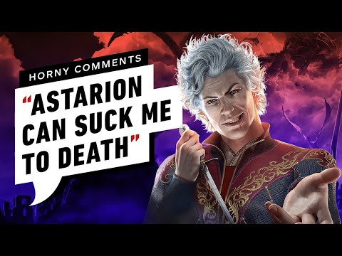 Baldur’s Gate 3 Astarion Reacts to Horny Comments