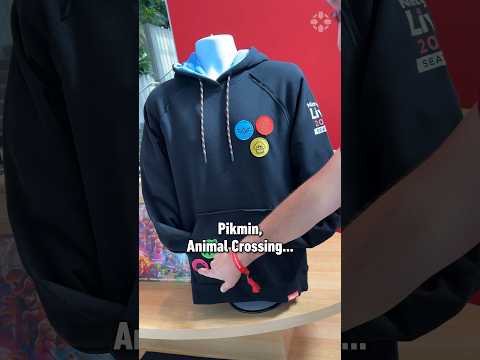 Our top 3 favorite Nintendo Live merch items! #nintendo #merch #nintendolive #paxwest #clothing