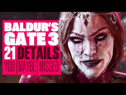 21 Tiny DETAILS & SECRETS You (Maybe) Missed In BALDUR’S GATE 3! BG3 PC Controller Gameplay