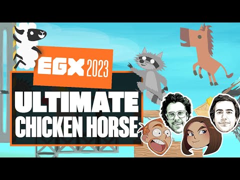 Let’s Play Ultimate Chicken Horse – VIDEO TEAM VS. EDITORIAL TEAM! – EGX 2023