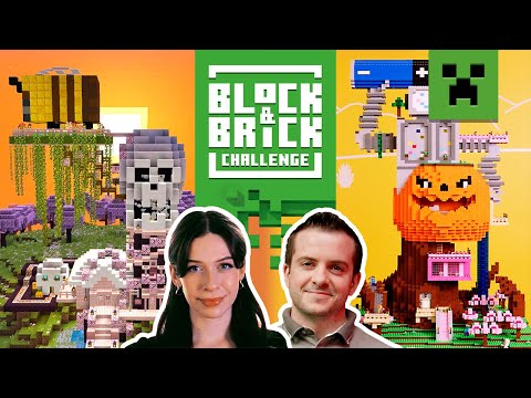 LEGO x Minecraft | The Block & Brick Challenge with Hannahxxrose!