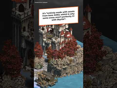 One Skyrim fan’s year-long journey to recreate the RPG in Age of Empires 2 is almost over…