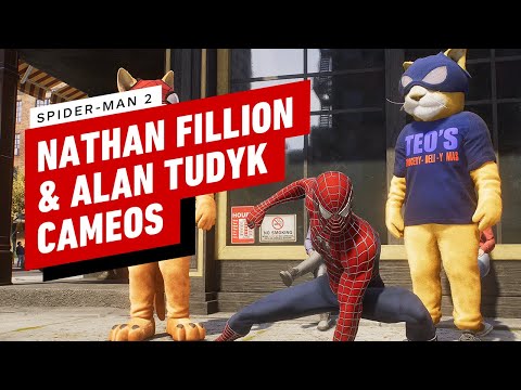 Spider-Man 2 Easter Egg – Nathan Fillion and Alan Tudyk Bodega Cat Mascot