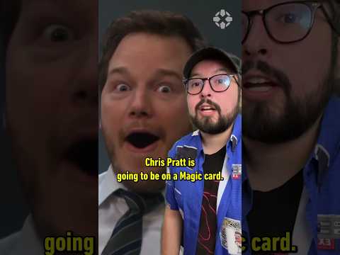 The latest addition to Magic: The Gathering is Chris Pratt! (Kinda) #mtg #jurassicworld