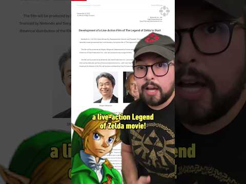 Nintendo and Sony are officially making a Legend of Zelda LIVE-ACTION movie! #nintendo #zelda #movie