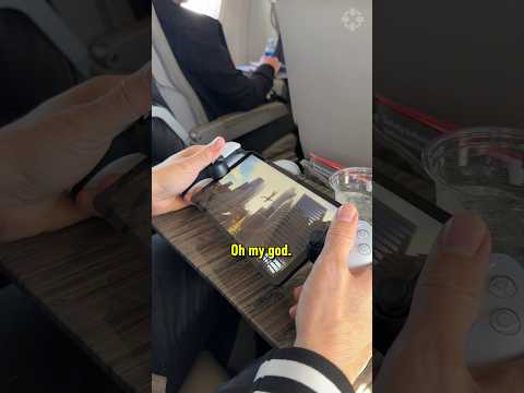 PlayStation Portal ACTUALLY works well on airplane Wi-Fi?! #playstation #ps5 #portal #airplane