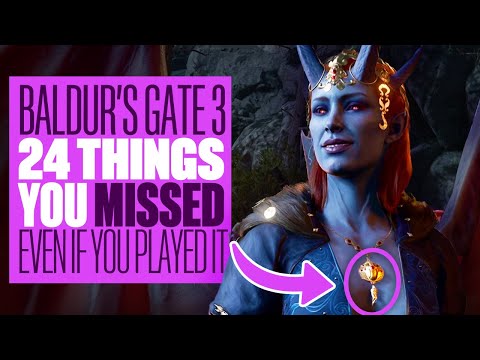 24 Things In Baldur’s Gate 3 You Missed (Even If You Played It) – BALDUR’S GATE 3 SECRETS + DETAILS