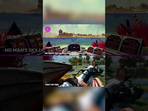 Light No Fire vs No Man Sky First Trailer Side By Side Comparison #lightnofire #nomansky #hellogames
