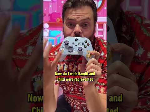 Why we got this Australian to show off the Blue Xbox #bluey #xbox
