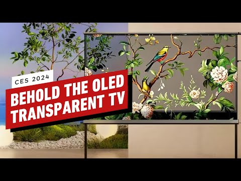 LG’s New Transparent TV is Perfect for Gaming (It’s a 4K OLED TV with 120Hz and VRR Support!)