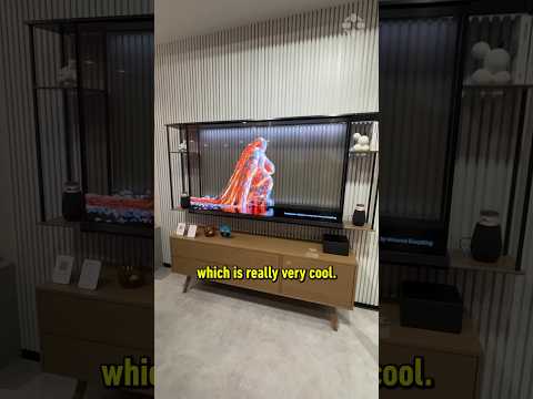 Transparent TVs are now a reality. Presented by the United States Air Force #ces #ces2024