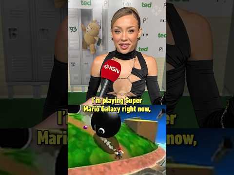 Ted’s Charly Jordan is playing Super Mario Galaxy and her favorite game is Halo 2! #ted #gaming
