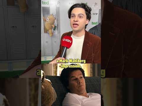 Ted’s Max Burkholder on NOT doing a Mark Wahlberg impression. #ted #maxburkholder #markwahlberg