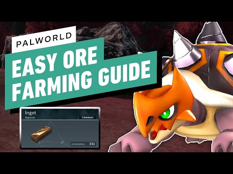 Palworld: Easy Ore and Ingot Farming Guide