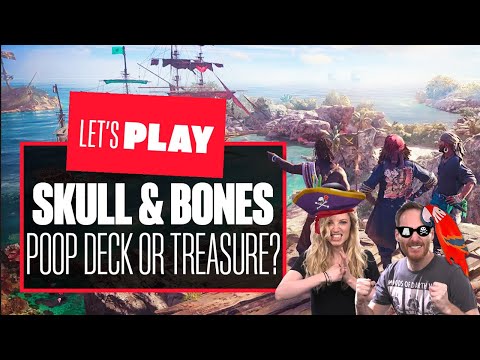 Let’s Play Skull & Bones PS5 Co-op Gameplay! – POOP DECK OR BURIED TREASURE? FIND OUT HERE!
