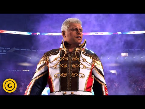 WWE 2K24 – Rhodes Vs Rollins Ambulance Match Gameplay