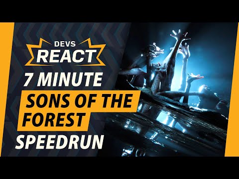 Sons of the Forest Developers React to 7 Minute Speedrun (Early Access)
