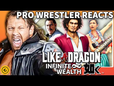 Pro Wrestler Reacts To Like A Dragon: Infinite Wealth (feat. Kenny Omega)