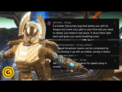 10 of YOUR Helldivers 2 Tips and Tricks