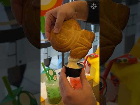 Eating all 4 Nintendo snacks at the new Power Up Cafe at Universal Studios Hollywood! #nintendo