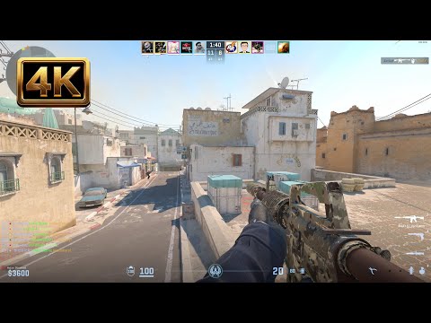 Counter Strike 2 Gameplay 4K (No Commentary)